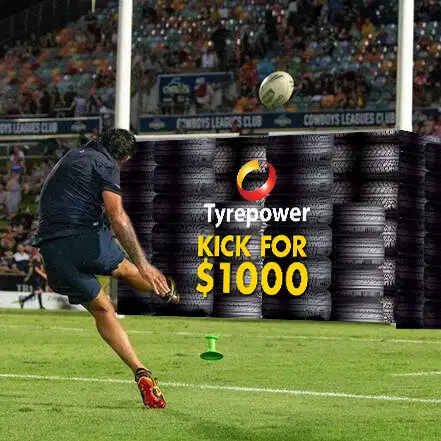 Tyrepower advertisement kick for concept