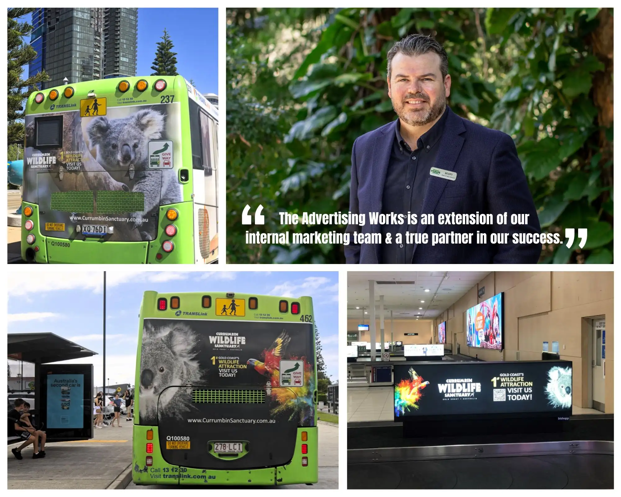 Currumbin Wildlife Sanctuary media placements 2023